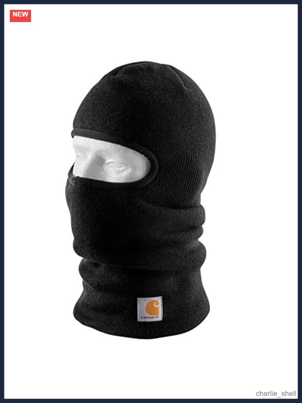 Knit Insulated Face Mask 100% Acrylic Thinsulate Winter Beanie